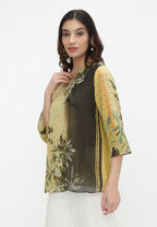Kezia Chiffon Blouse | Yellow