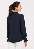 Celesta Blouse Dusty Rose And Midnight Blue By Brilliant Girl