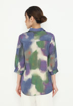 Alia Shirt With Multicolor Pattern Tops | Purple