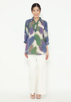 Alia Shirt With Multicolor Pattern Tops | Purple