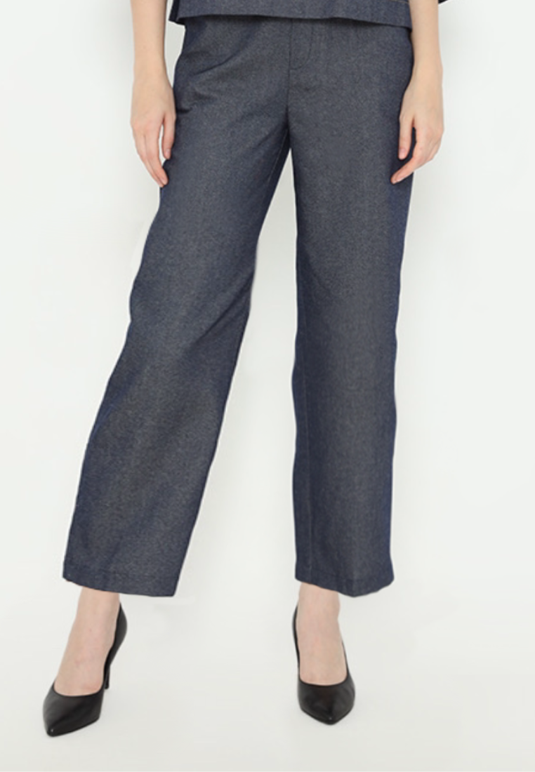 Velia Tops Denim | Navy