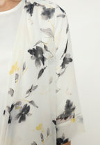 Miresta Floral Midi Dress Semi Outer Sifon | Broken White