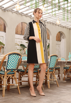 Manalo Stripe Midi Dress | Multicolor