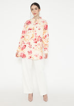 Cressida Tops Floral Motif | Cream