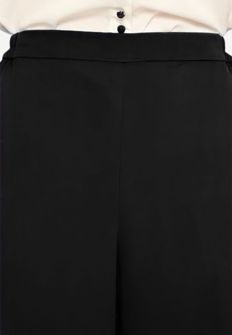 Jeddah Plain Cullot Casual Look | Black