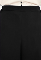 Jeddah Plain Cullot Casual Look | Black