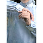 Arcelia Muslim Long Dress Armany Silk | Blue