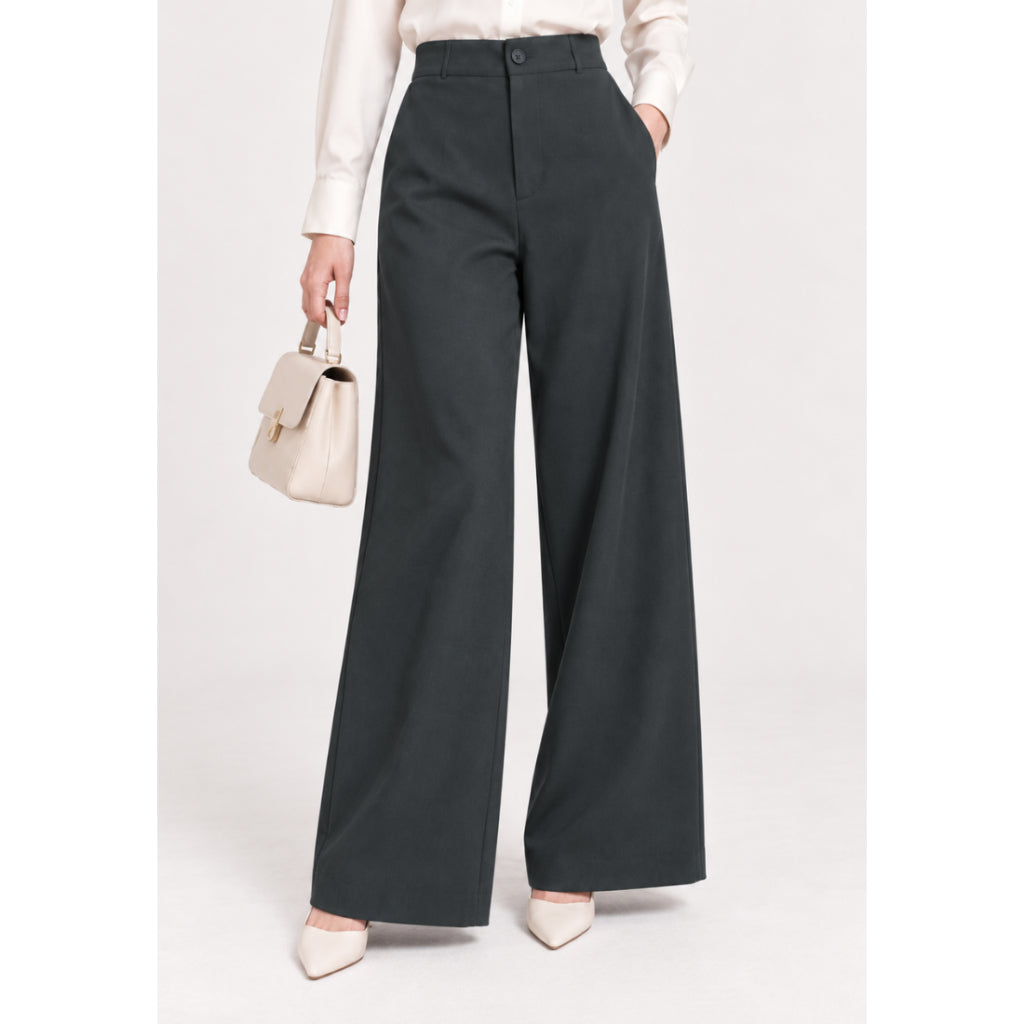 Vienna Long Pants | Black And Grey