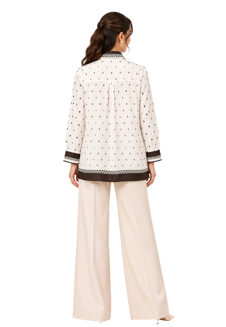 Lisette Floral Shirt | Cream