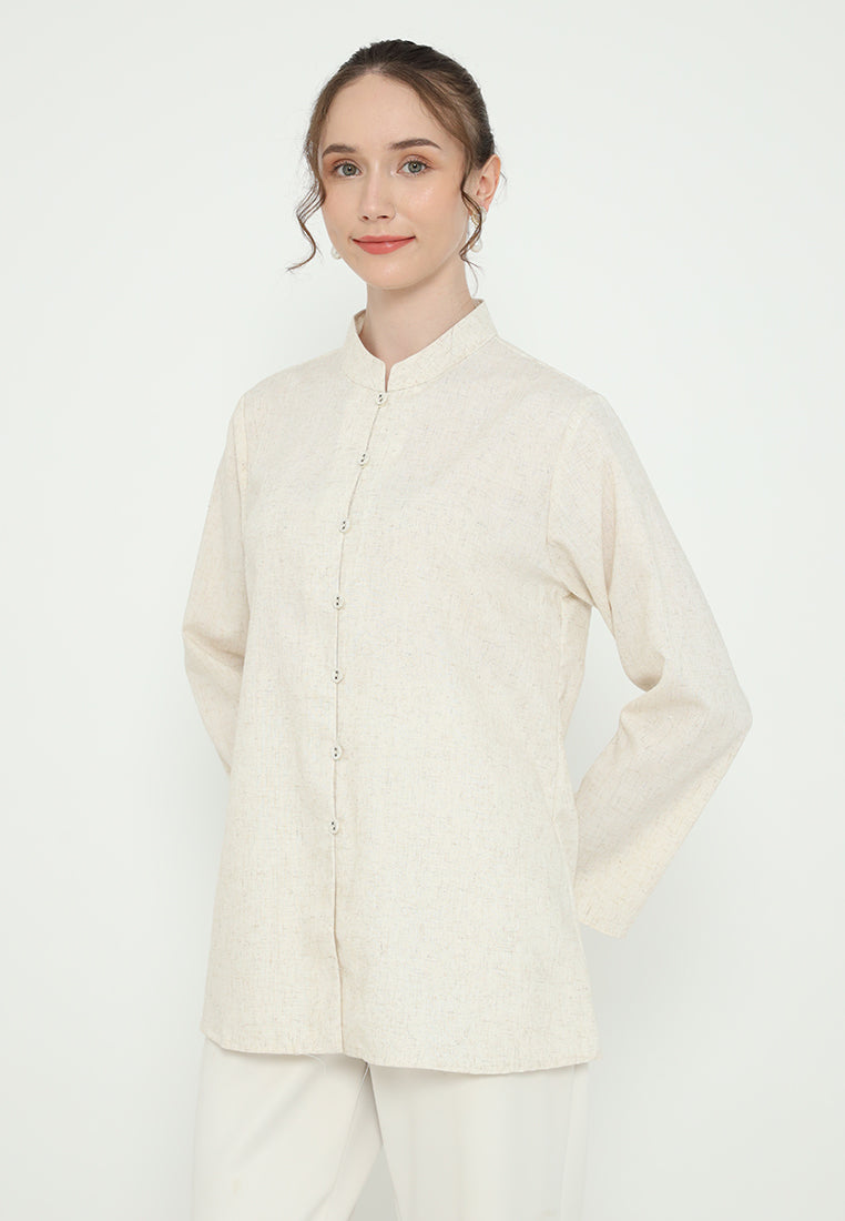 Veloura Blouse Sanghai Linen | Cream