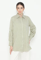 Aria Stripes Shirt | Cream
