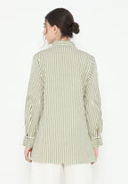Aria Stripes Shirt | Cream