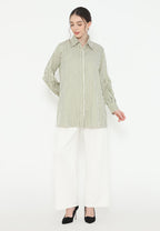Aria Stripes Shirt | Cream