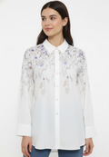 Gardenia Tops With Floral | White