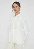 Clarisse Tops With Long Sleeve | White
