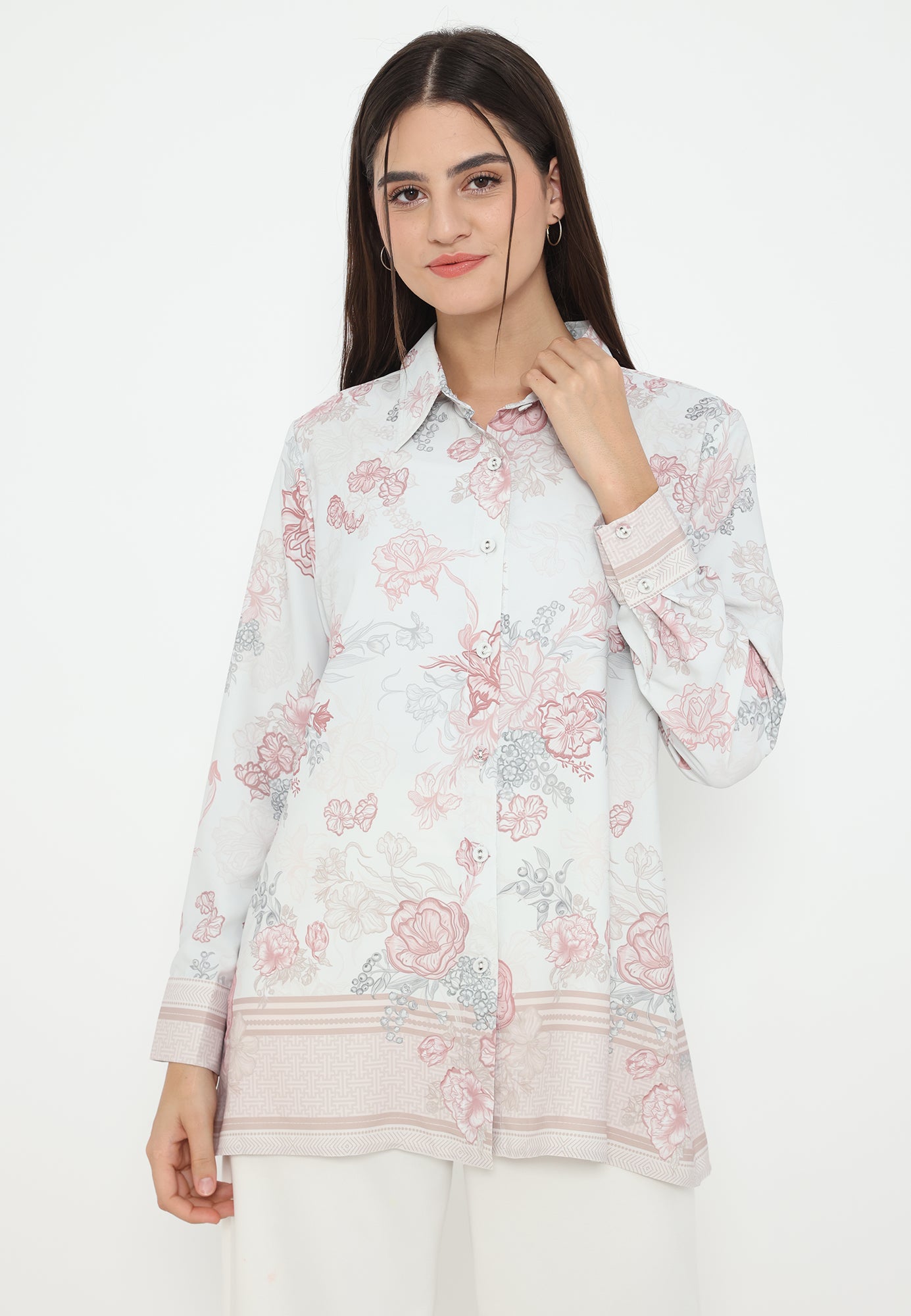Amara Shirt With Long Sleeve | Cream