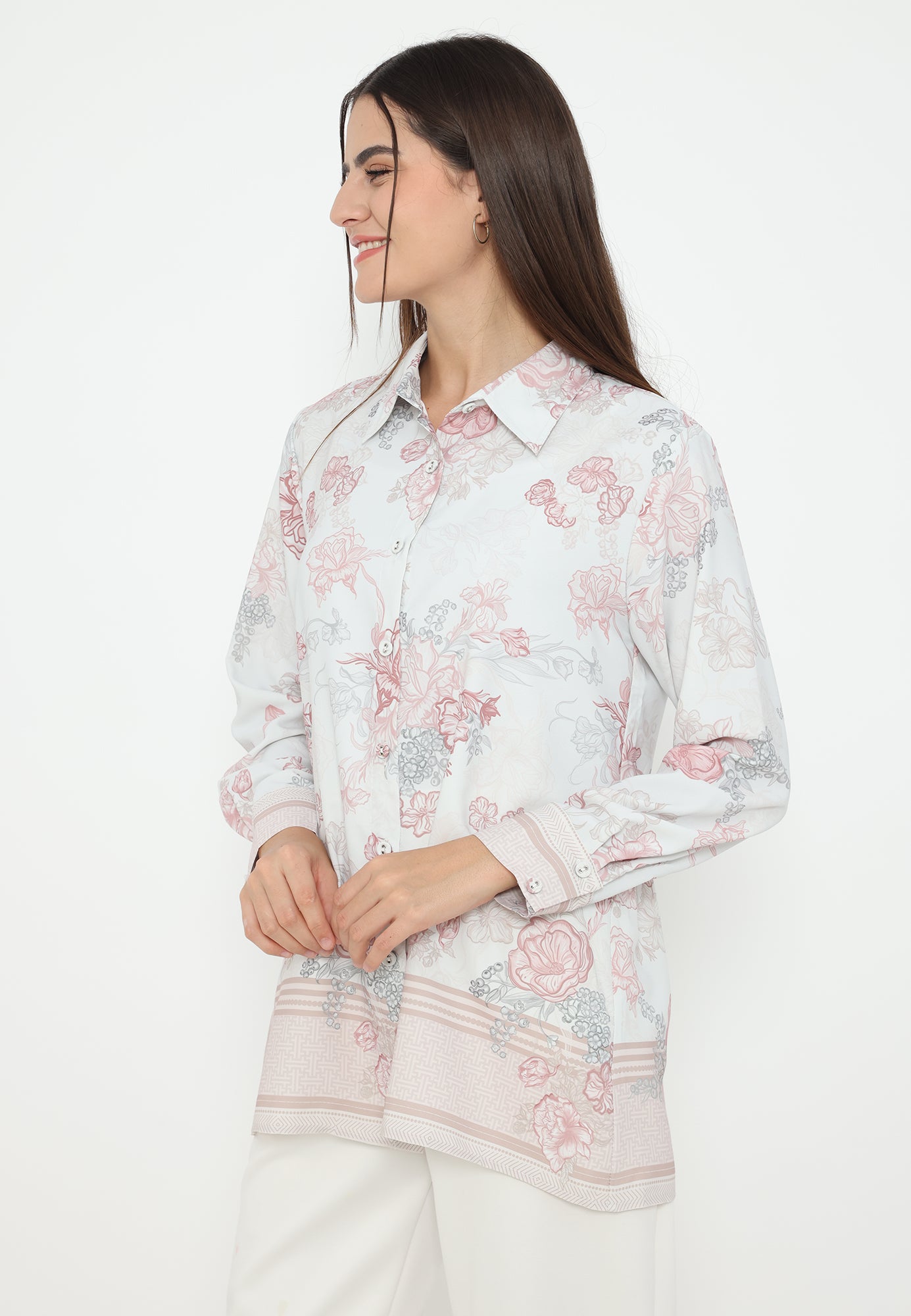 Amara Shirt With Long Sleeve | Cream