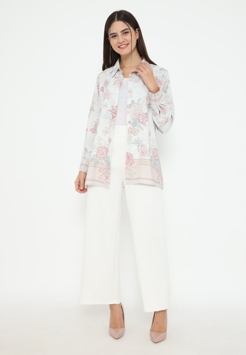 Amara Shirt With Long Sleeve | Cream