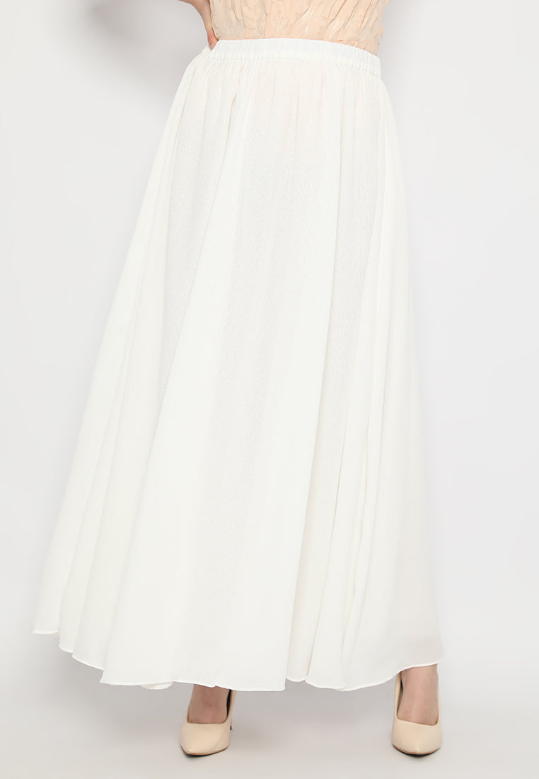Zivara Maxi Skirt | White