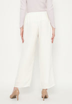 Amalia Plain Pants | White