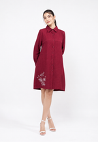 Citara Tunic Embroidery Casual Long Sleeve Arlette By Brilliant Girl