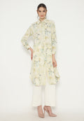 Grace Tunic Floral Motif | Cream