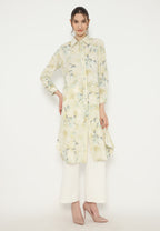 Grace Tunic Floral Motif | Cream